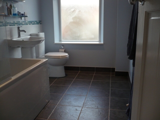Completed bathroom