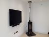 Corner Stove and TV